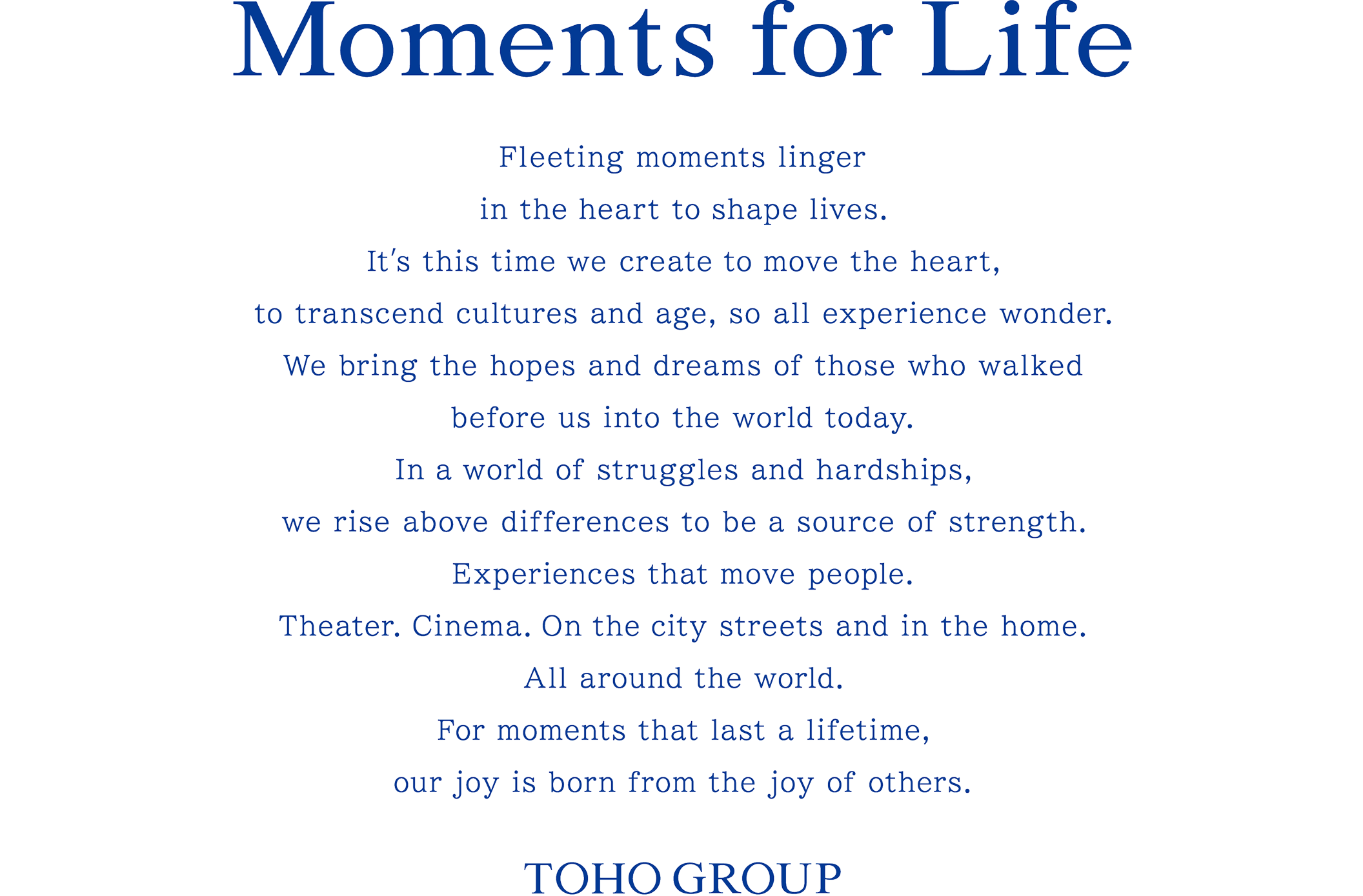 Corporate Philosophy Statement