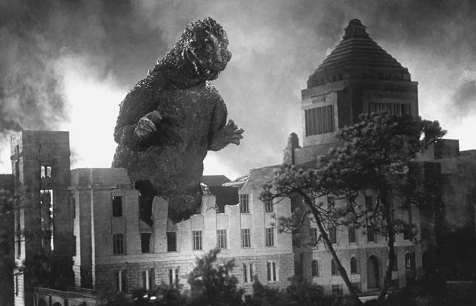 Scene from the film Godzilla
