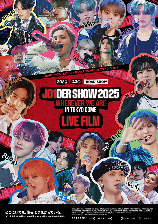 JO1DER SHOW 2025 ‘WHEREVER WE ARE’ IN TOKYO DOME –LIVE FILM