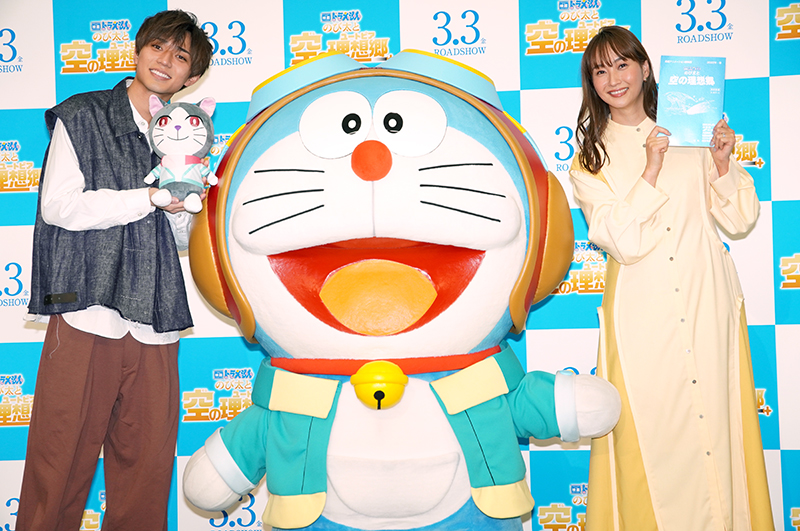 映画ドラえもん のび太と空の理想郷（ユートピア）」公開アフレコ